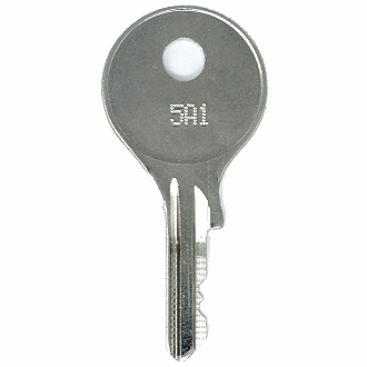 Hafele 5A1 - 5A2600 - 5A386 Replacement Key