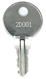 Ilco 2D001 - 2D150 - 2D053 Replacement Key