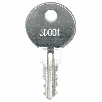 Ilco 3D001 - 3D100 - 3D095 Replacement Key