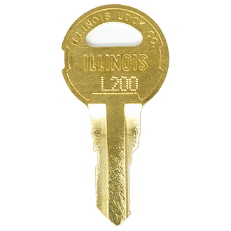 Illinois Lock L200 - L451 - L450 Replacement Key