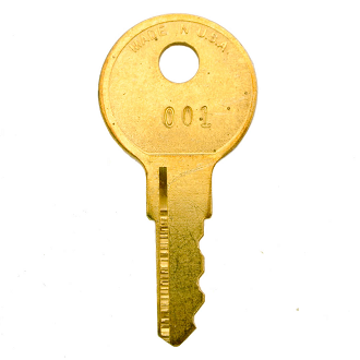 Kimball Office 318 Replacement Key, 001 - 500 [SINGLE SIDED] Lock