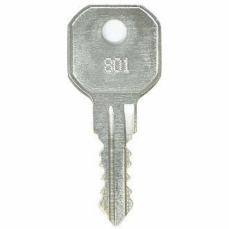 C001-C025. Pair of replacement keys for Tuff / Contico tool box locks.