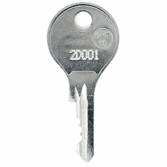 Lowe & Fletcher 2D001 - 2D200 - 2D109 Replacement Key
