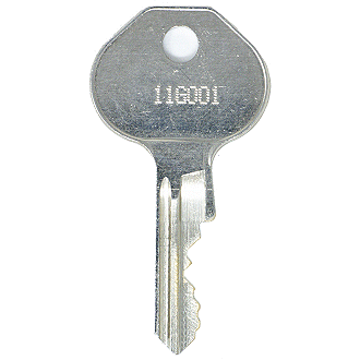 Master Lock 11G001 - 11G999 [1092-6000 BLANK] - 11G150 Replacement Key