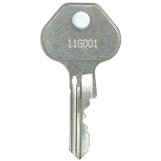 Example Master Lock 11G001 - 11G999 [1092-6000B-M25 BLANK] shown.