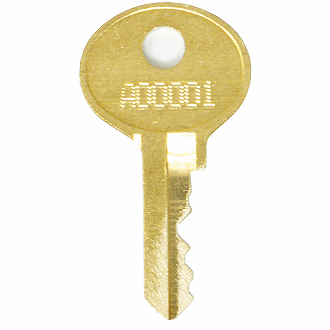 Master Lock AO0001 - AO4500 - AO1461 Replacement Key