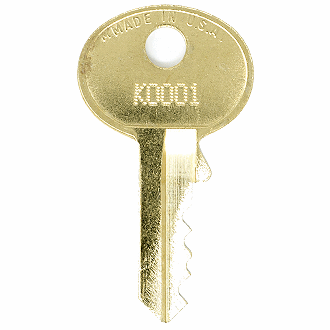Master Lock K0001 - K1250 - K0035 Replacement Key