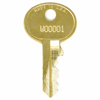 Master Lock WO0001 - WO1000 - WO0241 Replacement Key
