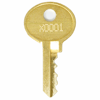 Master Lock X0001 - X1650 - X0013 Replacement Key