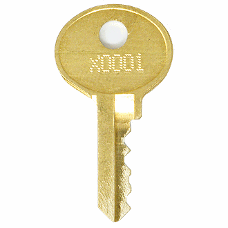 Master Lock X0001 - X1650 - X0378 Replacement Key