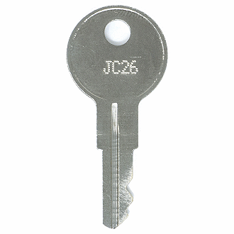 MMF Industries JC26 - JC50 - JC38 Replacement Key