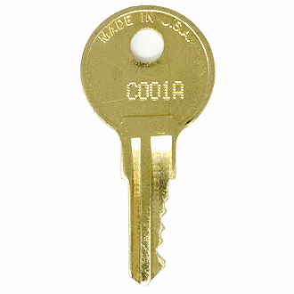 CompX National C001A - C783A [OVAL] - C126A Replacement Key