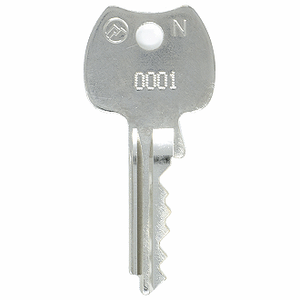 Olympus Lock 0001 - 2000 - 1501 Replacement Key