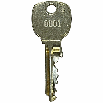 Olympus Lock 0001 - 2000 - 0507 Replacement Key