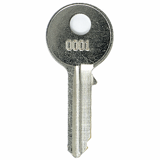 Real Locks 0001 - 1005 - 0322 Replacement Key