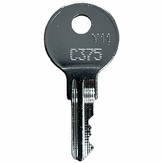 Tennsco C375 Replacement Key