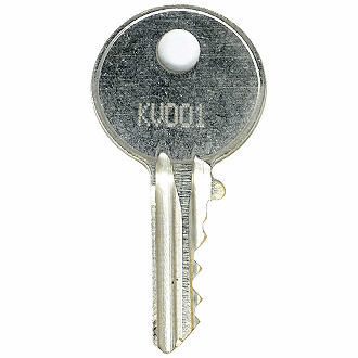 Yale Lock KV001 - KV850 - KV560 Replacement Key