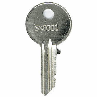 Yale Lock SX001 - SX1000 - SX221 Replacement Key