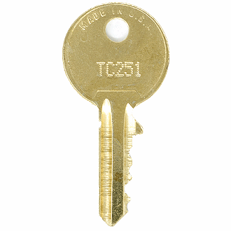 Yale Lock TC251 - TC1350 - TC628 Replacement Key