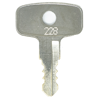 Yamaha 228 - 234 - 233 Replacement Key