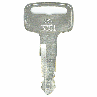 Yamaha 3351 - 3400 - 3387 Replacement Key