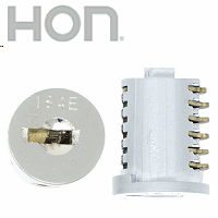 106E LOCK CORE - HON - SATIN CHROME