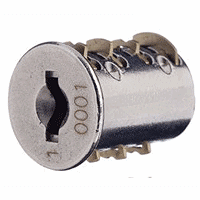 0001 LOCK CORE - HAFELE - CHROME