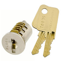 SL011 LOCK CORE W/ 2 KEYS - HAWORTH - KIT CHROME