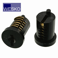 145 LOCK CORE - WESKO - BLACK