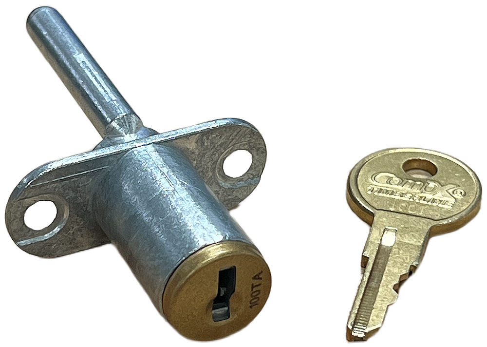 CompX Timberline CB-100 Front Mounted Gang Drawer Lock - Old English Finish Core