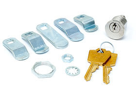 PTR-656UN-HN - THREADED HEX NUT MAILBOX LOCK W/ 2 KEYS - ESP
