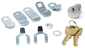 PTR-656UN-MK - NON-DUST SHUTTERED SPRING CLIP MAILBOX LOCK W/ 2 KEYS - MASTER KEYED - KEYED DIFFERENT - ESP