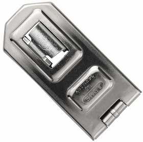 ABUS 4-3/4-Inch All Weather Stainless Steel Hasp, Silver - SKU: 140/120 C