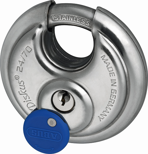 ABUS 241B/50 Diskus Padlock with cover removed