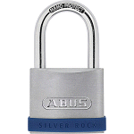 ABUS Silver Rock 5/50 Padlock for Jobsite Storage Boxes - SKU: 5/50 KA/KD