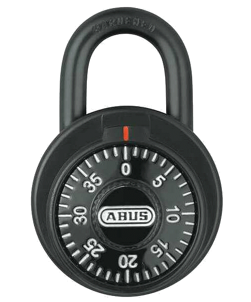 ABUS 78KC/50 KC507 Combination Padlock - Black Dial