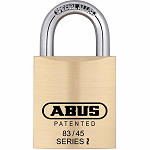 ABUS Kwikset 45mm All Weather Solid Brass Rekeyable Padlock with 1 Inch Shackle - SKU: 83/45-200 S2