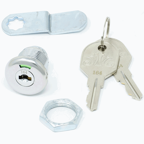 5121-Y11-2507 - LOCK, CAM & TWO (2) KEYS FOR THE REGENT 2507, THE SARATOGA 2550 & THE CHELSEA 2580 SERIES WALL MOUNT MAILBOXES - ARCHITECTURAL MAILBOXES more images