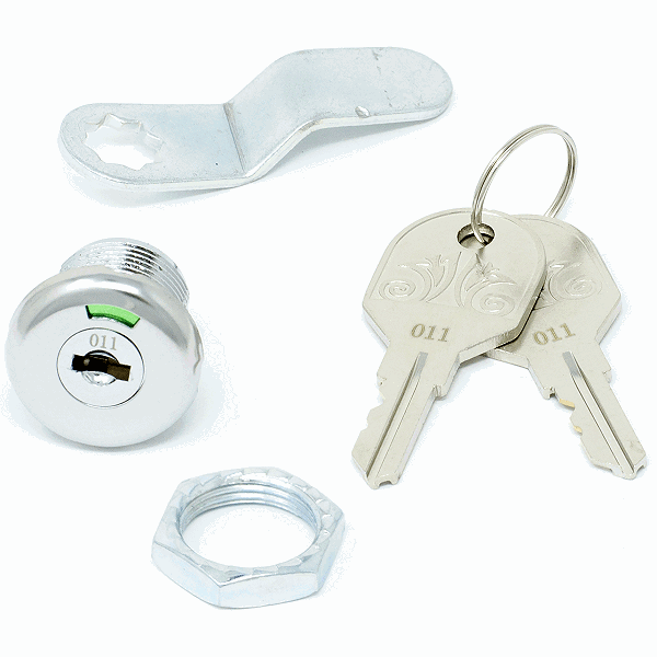 5121-Y11-2596 - LOCK, CAM & TWO (2) KEYS FOR THE SIENNA 2596, THE WHITMAN 2598 AND THE BORDEAUX 2697 SERIES WALL MOUNT MAILBOXES - ARCHITECTURAL MAILBOXES more images