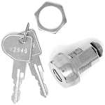 Architectural Mailboxes Lock & Keys for The Oasis 6200 Series Mailboxes - SKU: 5123-HSWC