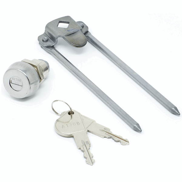 5124-620020 - LOCK, 3-PT LINKAGE & TWO (2) KEYS FOR THE OASIS® TRIBOLT™ MAILBOX LOCK - ARCHITECTURAL MAILBOXES more images