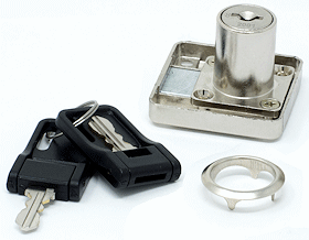 A-ZUM Drawer/Cabinet Lock Removable Core System - SKU: LW0176