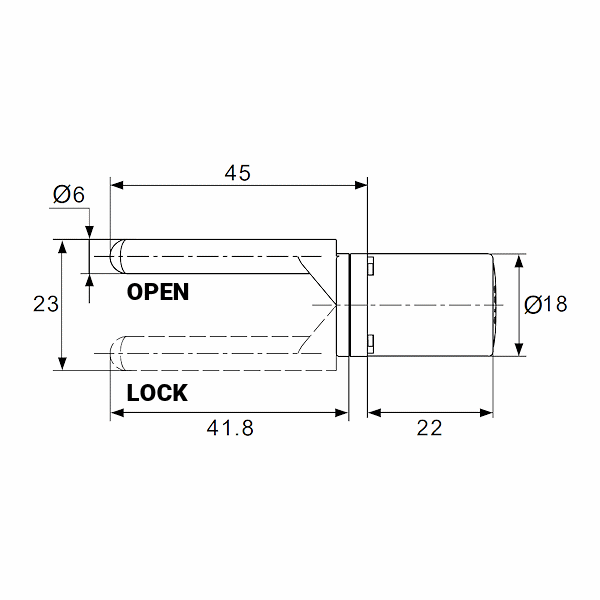 LW0101-001 - DRAWER / CABINET LOCK - KEYED ALIKE TO 001 - A-ZUM more images