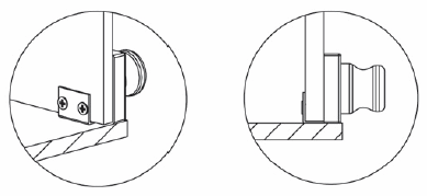 A-ZUM Showcase Lock LG710 Installed
