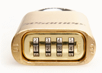 CCL 436 Padlock - Combination view