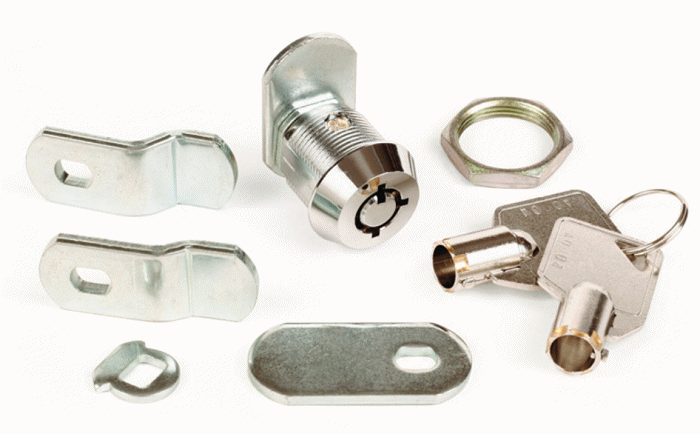 BDB510XS-KA-A0001 - 7/16" DIE CAST TUBULAR CAM LOCK - KEYED ALIKE - CCL more images