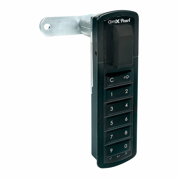 CompX Pearl PRLK-M-T-2-BK Matte Black 5/8" Top Vertical Electronic Lock - Gallery Image