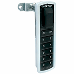 CompX Timberline Pearl Satin Silver 5/8" Top Vertical Mount Push Button Electronic Lock - SKU: PRLK-M-T-2