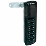 CompX Timberline Pearl Matte Black 1 3/16" Top Vertical Mount Push Button Electronic Lock PRLK-M-T-3-BK