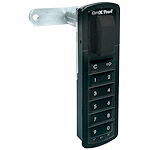 CompX Timberline Pearl Matte Black 1 3/4" Top Vertical Mount Push Button Electronic Lock PRLK-M-T-5-BK